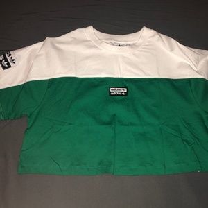 Adidas Medium Color Block Crop Top